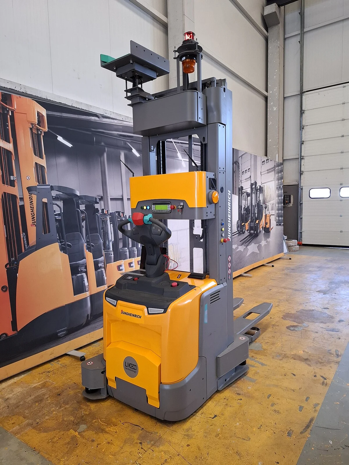 A Jungheinrich automated industrial truck