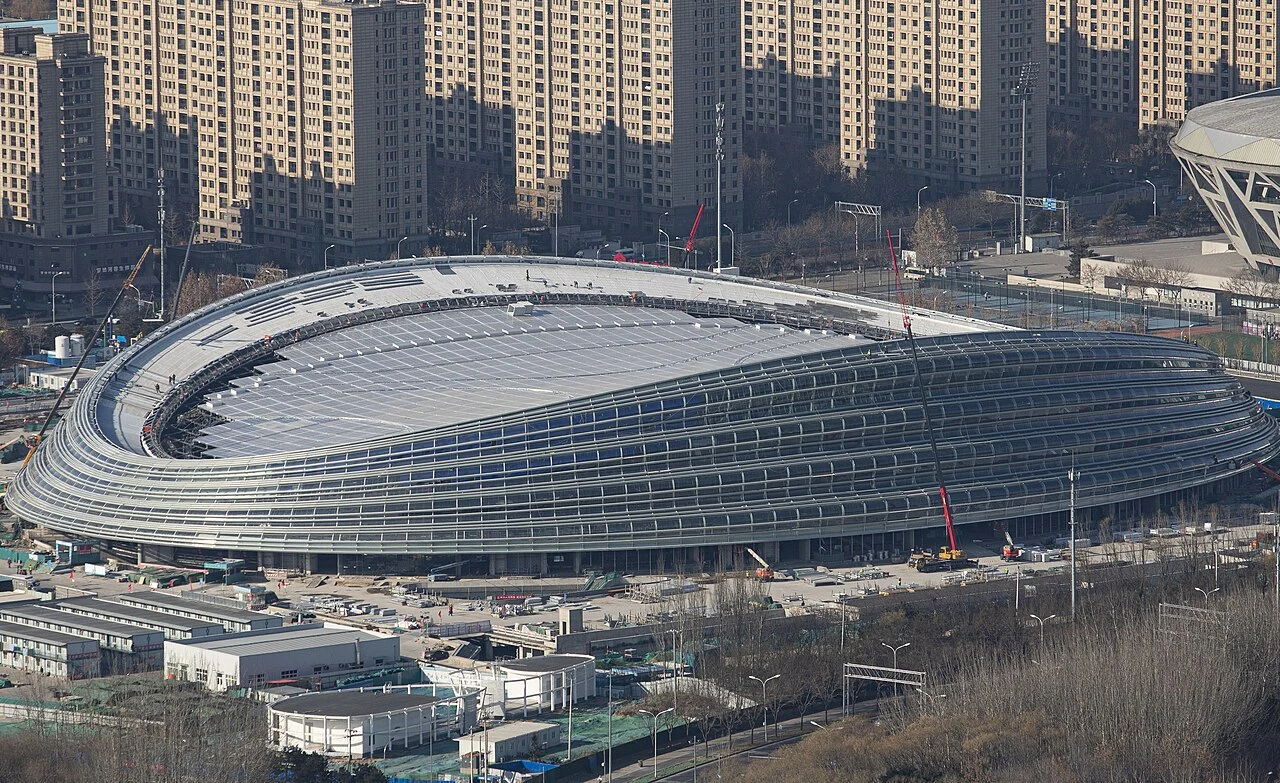 The National Speed Skating Oval in Beijing