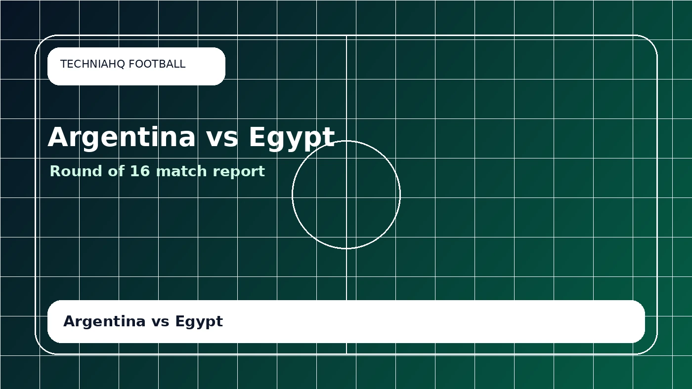 Argentina 3-2 Egypt World Cup 2026 result and VAR complaint analysis